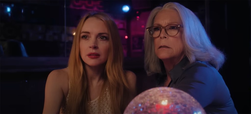 Jamie Lee Curtis and Lindsay Lohan together. 