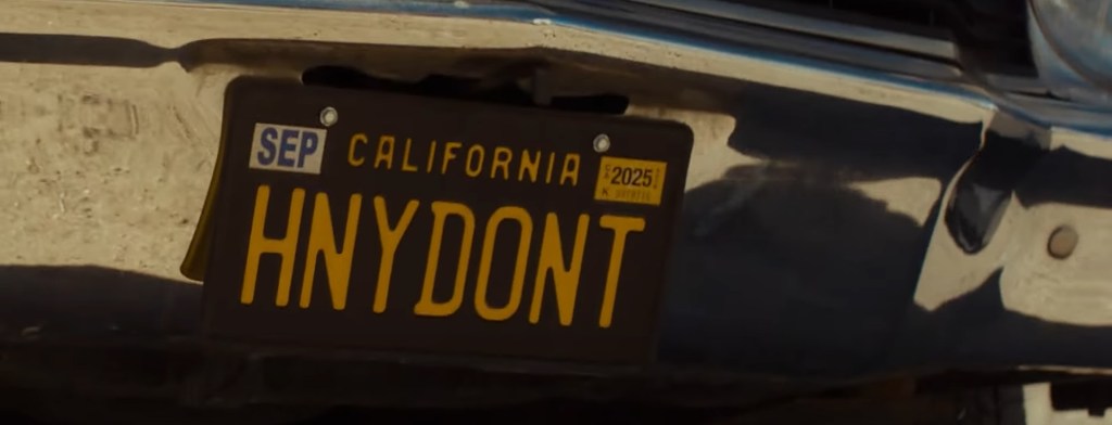 HNYDONT number plate on a car.