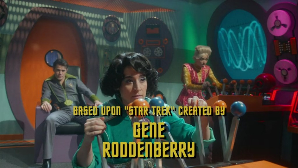 A blooper on the set of A Space Adventure Hour