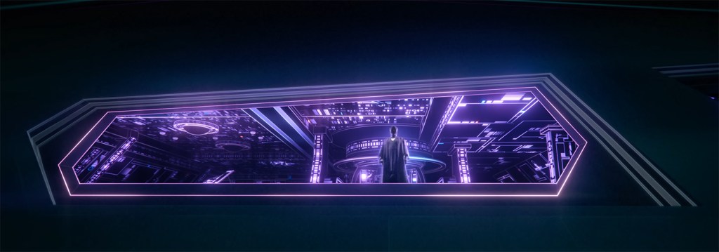 Kevin Flynn's digital office. 