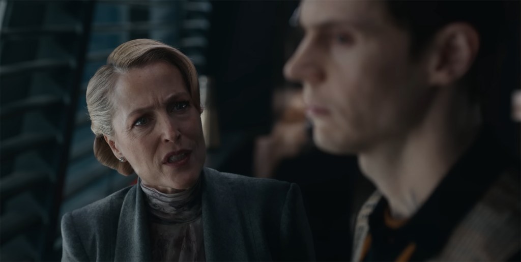 Elisabeth Dillinger chastises her son. 