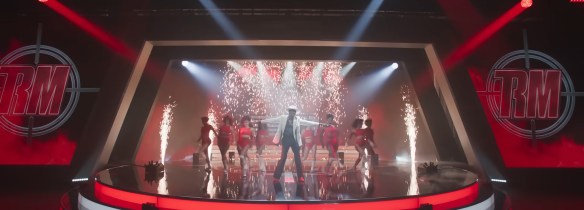 A performance of The Running Man.