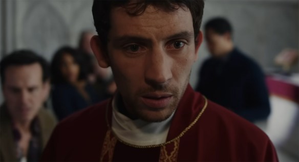 Rev. Jud Duplenticy (Josh O’Connor) discovers a murder.