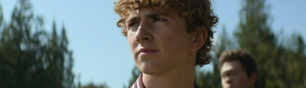 Percy Jackson stands tall.