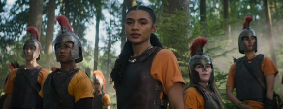 Clarisse La Rue arrives.