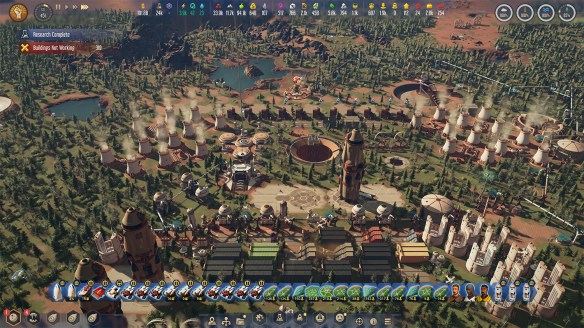 Building up of a large colony. 