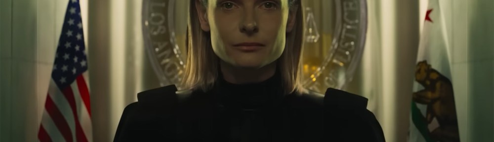 Rebecca Ferguson as the AI Judge.