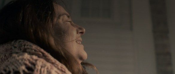 Annie feels the warmth of the sun.