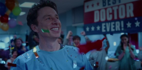 JD with a banner that reads "Best Doctor Ever".