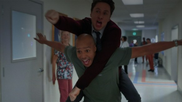 JD and Turk fly the eagle.