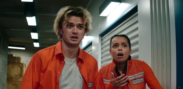 They find their first zombie.