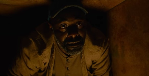 Having a deep conversation in a tunnel dug under a hotel floor.