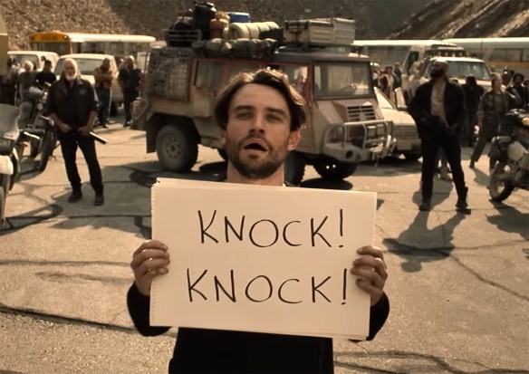 Link with a 'Knock Knock' sign.