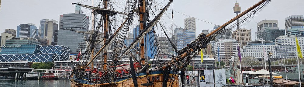 Old wooden ship.