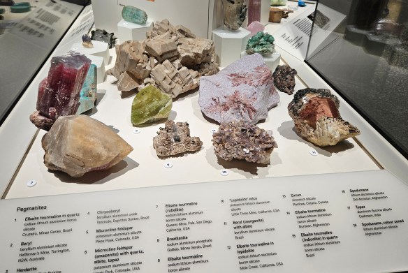 Rock samples. 