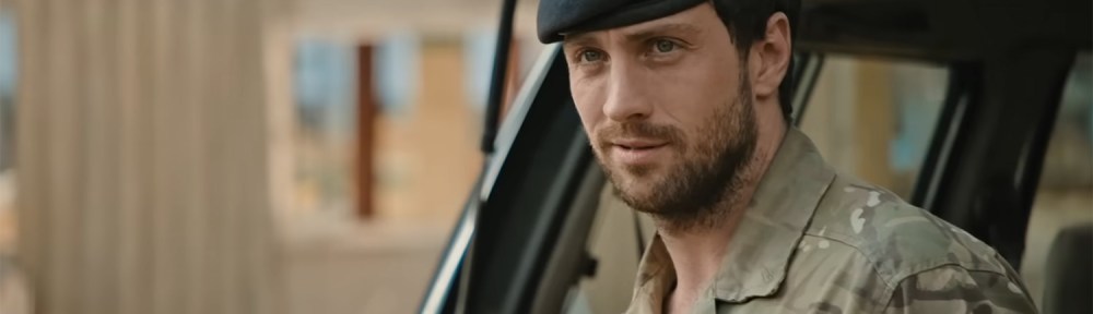 Aaron Taylor-Johnson in uniform.