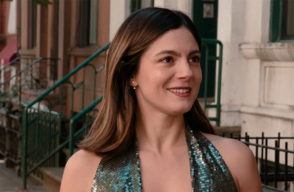 Allie sees Own and her face lights up. 