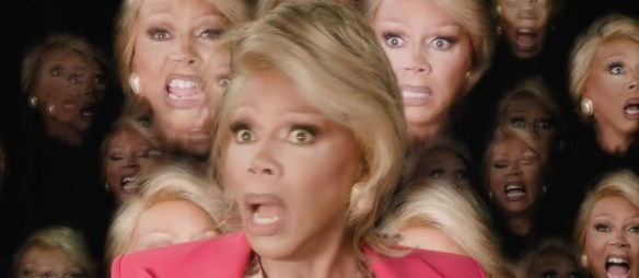 Many faces of RuPaul.