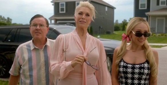 Rebecca Welton (Hannah Waddingham), Leslie Higgins (Jeremy Swift), and Keeley Jones (Juno Temple) have arrived.