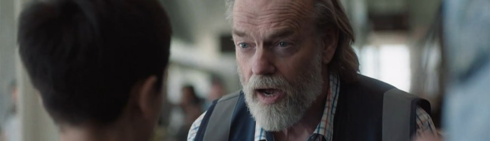 Hugo Weaving helping out a lost kid.