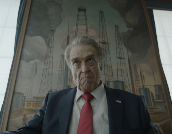 John Goodman as the US President.