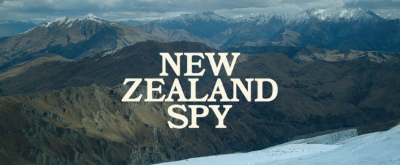 New Zealand Spy over a view of mountains.