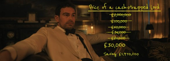 The Price to buy a Cash-strapped Lord. 