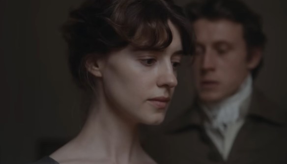 Daisy Edgar-Jones stands as George MacKay watches.