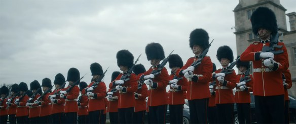 UK Royal Guard at full formation.